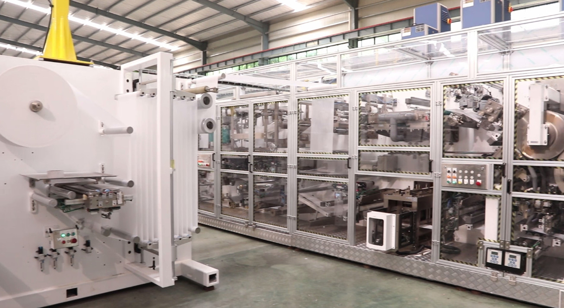 Pulp Molding I Shape Baby Diaper Making Machine 600pcs/min